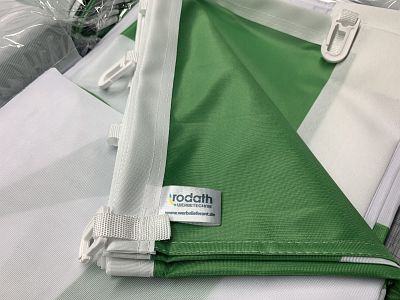 Rodath Werbetechnik…Werbelieferant aus der Region Hannover liefert auch Fahnentücher für Ihre Fahnenmasten, individuell bedruckt und konfektioniert